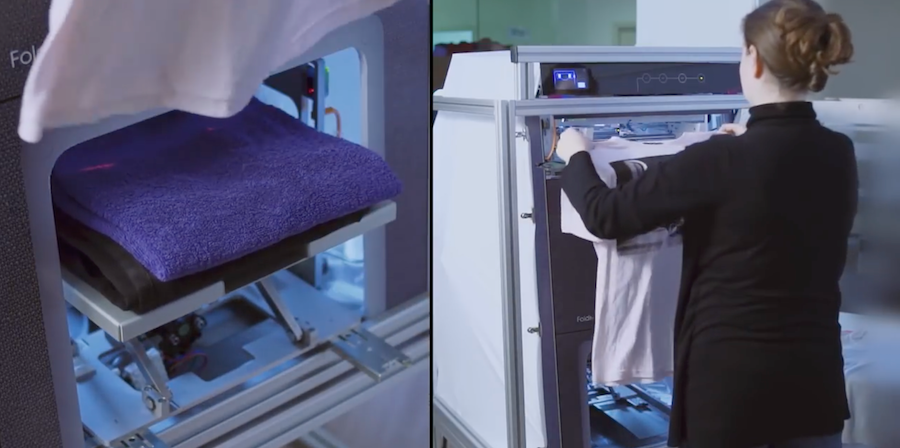 Machine That Irons and Folds Clothes: Fold Towels Easily